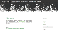 Desktop Screenshot of forum.klubvysivani.cz