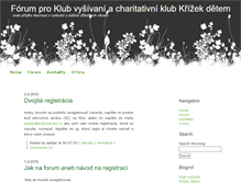 Tablet Screenshot of forum.klubvysivani.cz