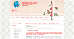 Desktop Screenshot of krizekdetem.klubvysivani.cz